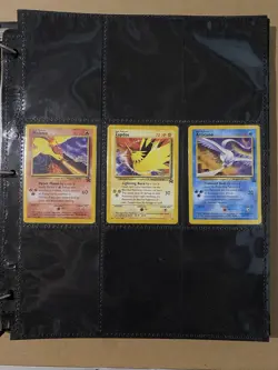 Pokemon Wizards of the Coast Black Star Legendary Birds Pokemon Cards 21 22 23 - Image 1