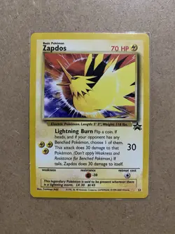 Pokemon Wizards of the Coast Black Star Legendary Birds Pokemon Cards 21 22 23 - Image 4