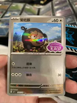 Pokemon TCG Lechonk 1605/05 Stamped Holo CBB1C Chinese US Seller NM - Image 1