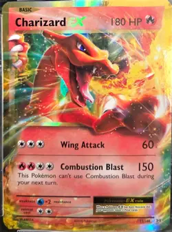 Pokemon Charizard EX 12/108 Evolutions Ultra Rare Holo PSA 8 - Image 5