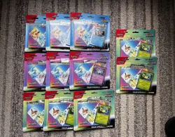 Pokemon TCG Prismatic Evolutions Tech Sticker Collection Lot Of 11 Sealed New - Image 1