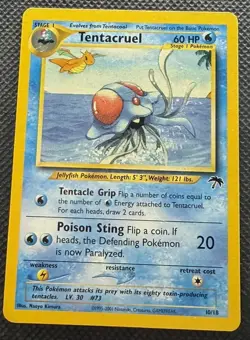 Pokemon Southern Islands Promo Tentacruel #10 MP - Image 1