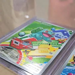 Pokemon Starter Trio Bulbasaur Charmander Squirtle Illustration Rare Set NM - Image 2