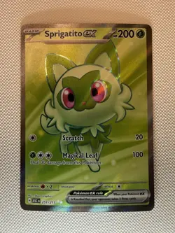 Sprigatito ex 251/217 Me: Ascended Heroes Holo Ultra Rare Pokemon - Image 1