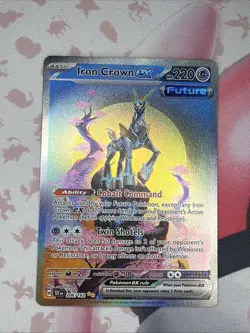 Pokemon TCG Iron Crown EX Scarlet & Violet Temporal Forces 206/162 - Image 1