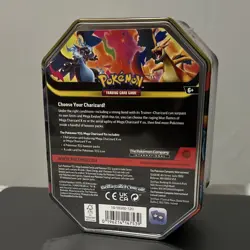 Pokemon Mega Charizard X EX Sealed Tin Box 2026 Mega Charizard X Charizard - Image 3