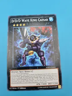 Yugioh! D/D/D Wave King Caesar - SDPD-EN043 Common 1st Edition LP - Image 1