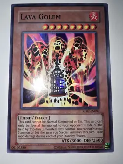 Lava Golem RP02-EN082 Retro Pack 2 Unlimited 2020 Reprint - Image 4