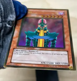 Yugioh! MP Jinzo - GLD1-EN003 - Gold Rare - Limited Edition Moderately Played - Image 4