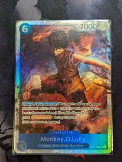 One Piece Card Game Monkey.D.Luffy SR OP02-062 Paramount War English - Image 1