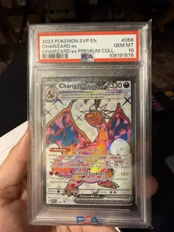 Pokemon 2023 SVP En Charizard EX Black Star Promo #56 PSA 10 Gem Mint - Image 1