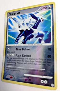 Pokemon TCG Dialga Diamond & Pearl Holo Rare Card 1/130 Reverse Holo - MP - Image 4