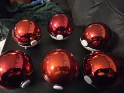Pokemon 23 Karat Gold-Plated Trading Cards Lot w/ Poke Ball Cases all 6 set - Image 1