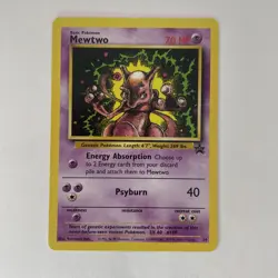 Mewtwo 14 WOTC Promo Regular Pokemon TCG Card - Image 1