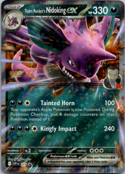 Team Rocket's Nidoking ex - Holo SV: Scarlet & Violet Promo Cards SVP217 NM - Image 1