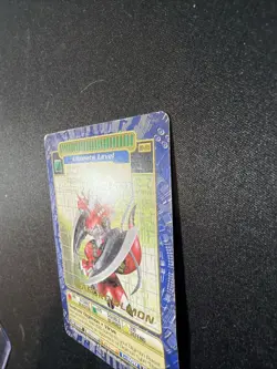 Vintage Digimon CCG Battle Series 4 Gold Stamped Card Wargrowlmon BO-165 - Image 2