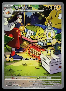 Pokemon Card - Charjabug Temporal Forces 169/162 Holo Illustration Rare - Image 1