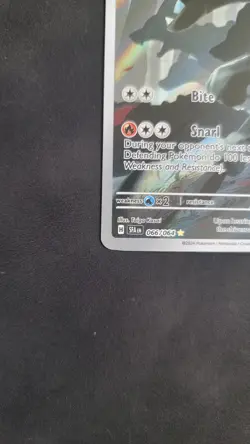 Pokemon TCG Houndoom Full Art Holo Card 066/064 Shrouded Fable Illustration Rare - Image 5