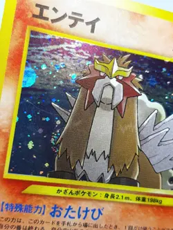 Entei No.244 Oldback Pokemon Card Nintendo Japanese very rare F/S - Image 4