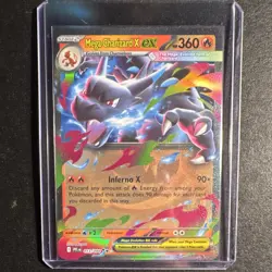 Pokemon Mega Charizard X EX Holo Rare 360 HP PLB 013/094 Trading Card - Image 1