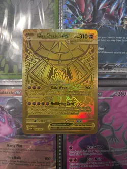Pokemon Mega Zygarde EX Gold HYPER RARE Full Art Foil Card 310 HP 124/088 - Image 1