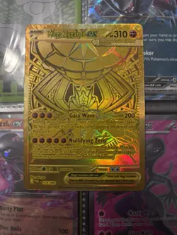 Pokemon Mega Zygarde EX Gold HYPER RARE Full Art Foil Card 310 HP 124/088 - Image 2