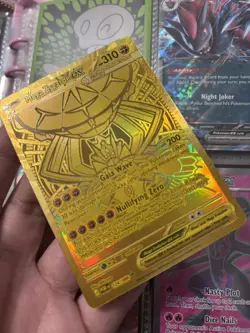 Pokemon Mega Zygarde EX Gold HYPER RARE Full Art Foil Card 310 HP 124/088 - Image 3