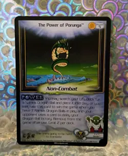 2003 Score CCG - TCG, 5 Star DBZ Preview Card, The Power of Porunga #5 - Image 1
