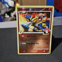 Infernape Elite 4 Pokemon TCG Rising Rivals Reverse Holo Uncommon Card #43/111 - Image 1