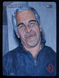 Childhood Horror MTG Alter - Image 1