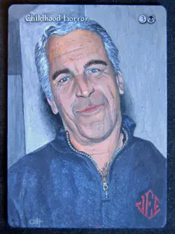 Childhood Horror MTG Alter - Image 2