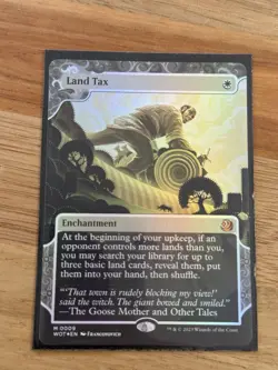 Land Tax - Wilds of Eldraine: Enchanting Tales Foil Mythic White 9 MTG - Image 1