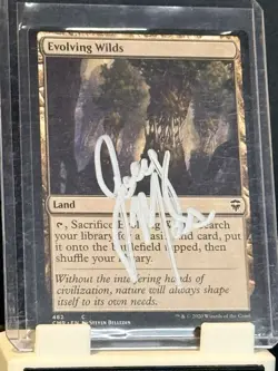 Evolving Wilds - Theme Deck Exclusive~482~NM~(CMR) - Commander Legends~MTG AUTO - Image 1