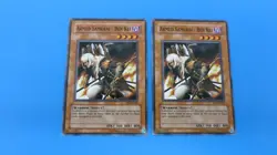 2x ARMED SAMURAI BEN KEI FET-EN023 UNLIMITED COMMON YUGIOH NM UNPLAYED - Image 1