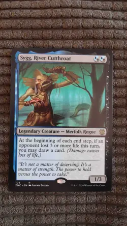 Magic: the Gathering / MtG Sygg, River Cutthroat x1 Zendikar Rising Commander - Image 1