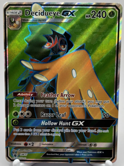 Pokemon Decidueye GX SM37 Black Star Promo Holo NM - Image 1
