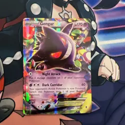 Pokemon Gengar EX Ultra Rare TCG Card 34/119 XY: Phantom Forces - Image 1