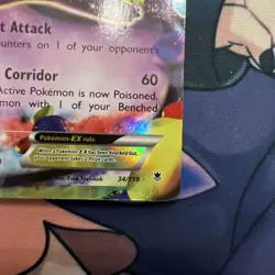 Pokemon Gengar EX Ultra Rare TCG Card 34/119 XY: Phantom Forces - Image 5