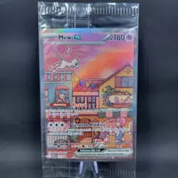Pokemon TCG Mew Ex 053 Scarler & Violet SEALED Black Star Promo Near Mint - Image 1