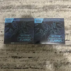 Pokemon TCG Phantasmal Flames ETB New / Factory Sealed Lot of 2 - Image 1