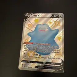 Pokemon Ditto v Shiny Holo Rare Shining Fates Vault #SV118/SV122 - Image 1