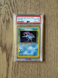 Pokemon Neo Revelation Raikou Suicune Entei 2001 PSA 8 Lot [22 27 17] Non-Holo - Image 5