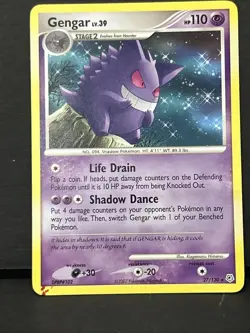 Gengar 27/130 (LP) - Diamond and Pearl - Non Holo Rare - Pokemon TCG NM - Image 1
