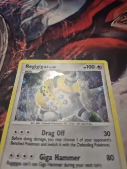 Pokemon TCG Regigigas DP40 Diamond and Pearl Holo Black Star Promo 2009 MP - Image 2