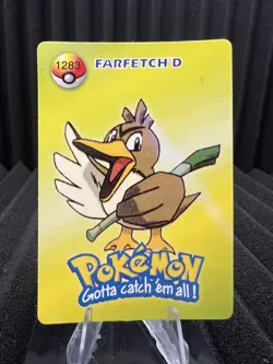 Hitmonlee #1285 -Pocket Monsters Vending Holo Prism-Bandai Nintendo 1999 Pokemon - Image 2