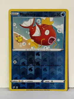 Magikarp Reverse Holo 039/192 SWSH02: Rebel Clash NM Pokemon Fast Ship - Image 1