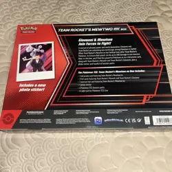 Pokemon TCG Team Rocket’s Mewtwo Ex Box - BRAND NEW SEALED - Image 2