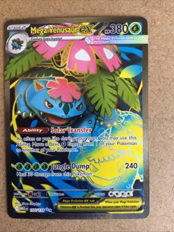 Pokemon TCG Mega Venusaur EX 155/132 Me01: Mega Evolution Holo Ultra Rare - Image 1