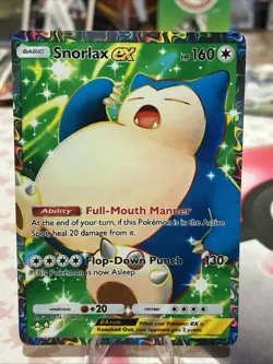 Snorlax EX - Full Art - Pokemon Eevee Grove Embossed Special IllustrationUU - Image 1