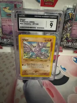 CGC 9 - Pokemon - Gligar - 2002 - Neo Destiny Unlimited 67/105 - Image 1